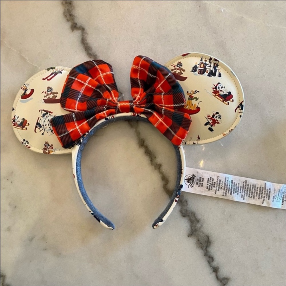 Disney Parks Holiday Mickey Ears WALT'S HOLIDAY LODGE